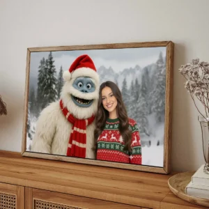 Personalized Christmas Yeti Poster | Classic 1964 Stop-Motion Movie, Custom Wall Art 20 Personalized Christmas Yeti Poster Classic 1964 Stop-Motion Movie Custom Wall Art