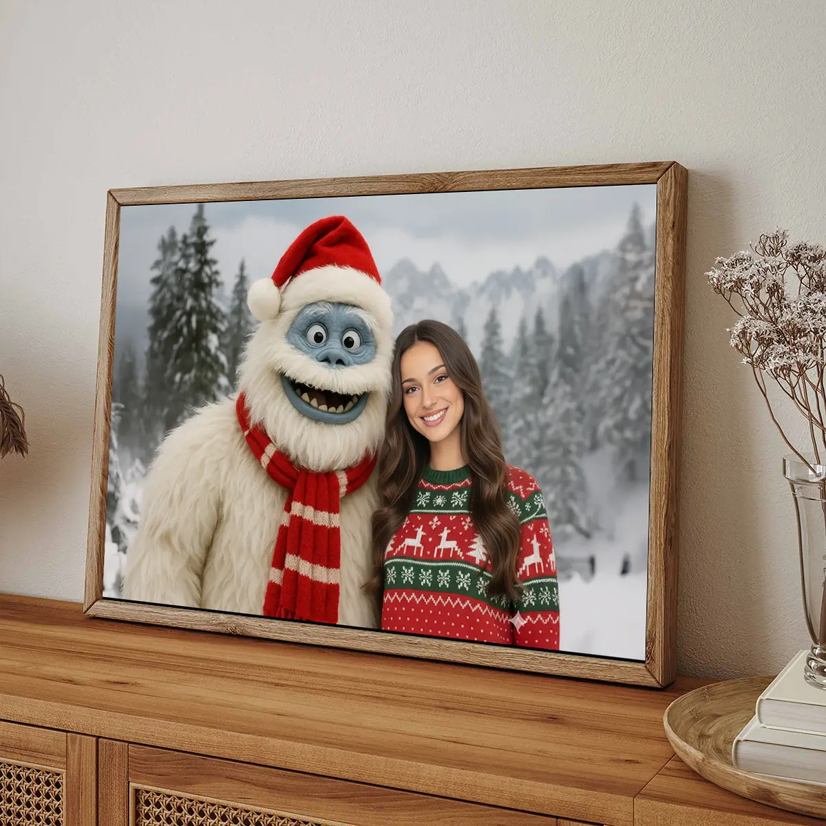 Personalized Christmas Yeti Poster | Classic 1964 Stop-Motion Movie, Custom Wall Art 3 Personalized Christmas Yeti Poster Classic 1964 Stop-Motion Movie Custom Wall Art