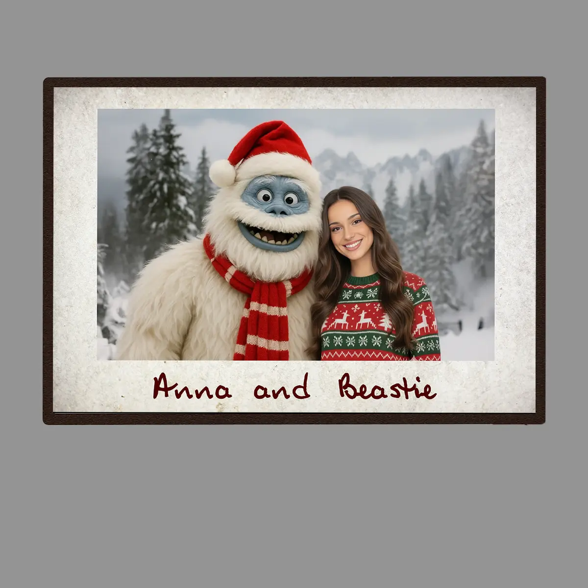 Personalized Christmas Yeti Poster | Classic 1964 Stop-Motion Movie, Custom Wall Art 5 Personalized Christmas Yeti Poster Classic 1964 Stop-Motion Movie Custom Wall Art