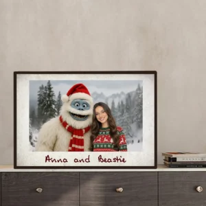 Personalized Christmas Yeti Poster | Classic 1964 Stop-Motion Movie, Custom Wall Art 24 Personalized Christmas Yeti Poster Classic 1964 Stop-Motion Movie Custom Wall Art