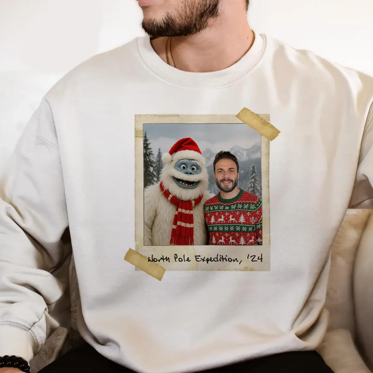 Personalized Christmas Yeti Sweatshirt | Classic 1964 Stop-Motion Movie Custom Pullover 4 Personalized Christmas Yeti Sweatshirt Classic 1964 Stop-Motion Movie Custom Pullover