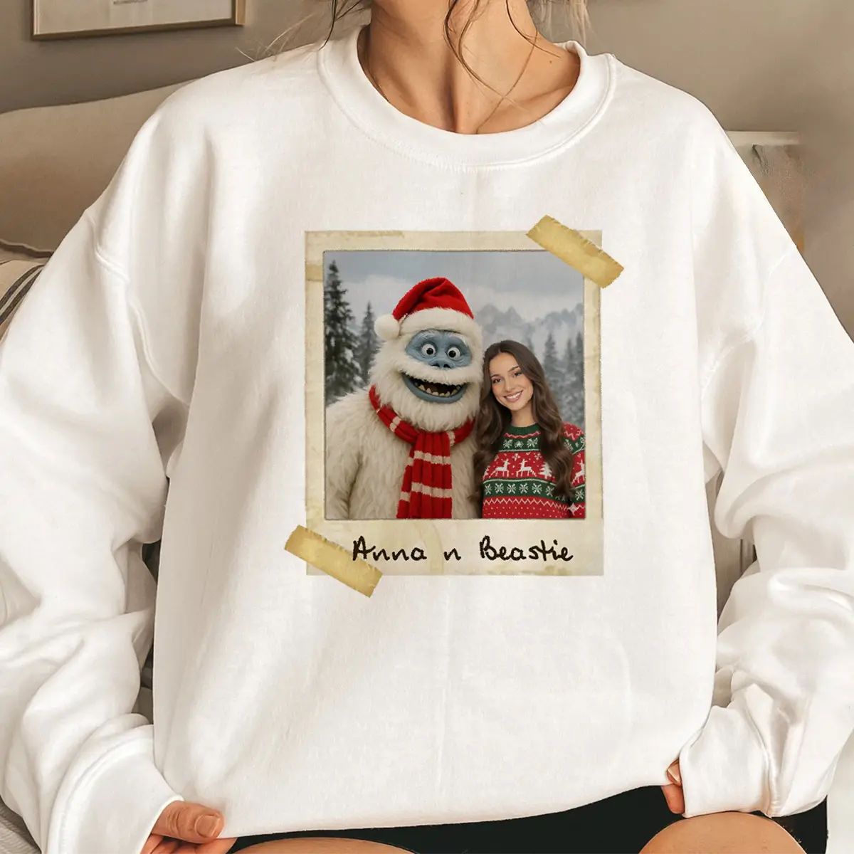 Personalized Christmas Yeti Sweatshirt | Classic 1964 Stop-Motion Movie Custom Pullover 6 Personalized Christmas Yeti Sweatshirt Classic 1964 Stop-Motion Movie Custom Pullover
