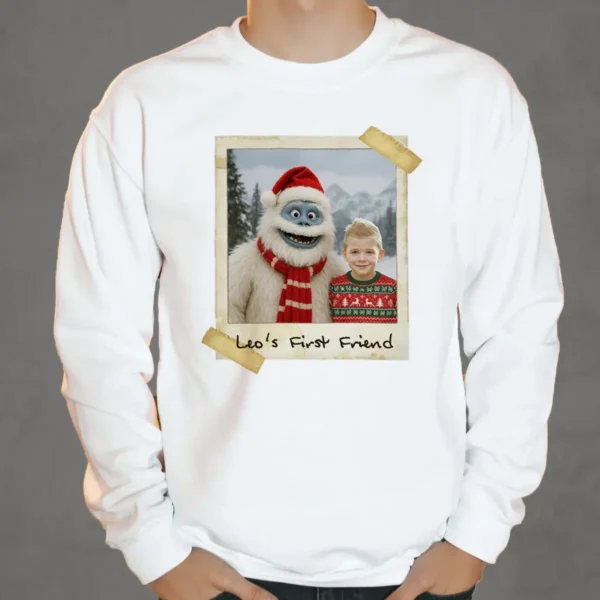 Personalized Christmas Yeti Sweatshirt Classic 1964 Stop-Motion Movie Custom Pullover