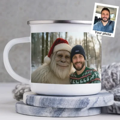 25+ Best Yeti Christmas Gifts for Believers (The Ultimate Guide) 25 Personalized Yeti Christmas Camping Mug Custom Photo Enamel Mug, Magical Keepsake
