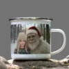 Personalized Yeti Christmas Camping Mug Custom Photo Enamel Mug, Magical Keepsake