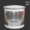 Personalized Yeti Christmas Camping Mug Custom Photo Enamel Mug, Magical Keepsake