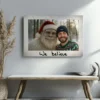 Personalized Yeti Christmas Canvas Custom Photo Art Ready to Hang, Magical Keepsake