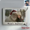 Personalized Yeti Christmas Canvas Custom Photo Art Ready to Hang, Magical Keepsake