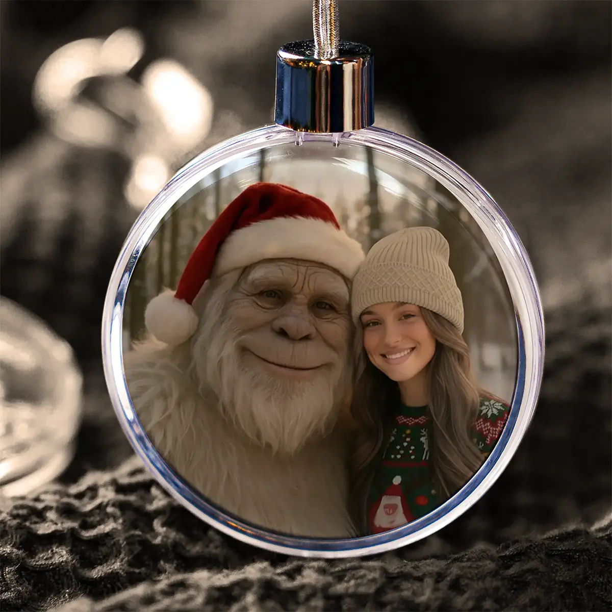 Personalized Yeti Christmas Ornament | Custom Photo Decor Gift, Magical Keepsake 6 Personalized Yeti Christmas Ornament Custom Photo Decor Gift, Magical Keepsake