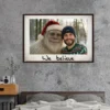 Personalized Yeti Christmas Poster Custom Photo Wall Art, Magical Keepsake