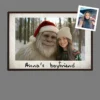 Personalized Yeti Christmas Poster Custom Photo Wall Art, Magical Keepsake