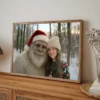 Personalized Yeti Christmas Poster Custom Photo Wall Art, Magical Keepsake