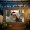Personalized Yeti Christmas Poster Custom Photo Wall Art, Magical Keepsake