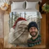Personalized Yeti Christmas Sherpa Blanket Custom Photo, Magical Keepsake Cozy