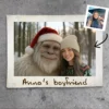 Personalized Yeti Christmas Sherpa Blanket Custom Photo, Magical Keepsake Cozy