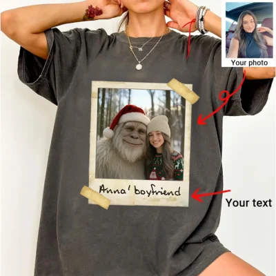 25+ Best Yeti Christmas Gifts for Believers (The Ultimate Guide) 11 Personalized Yeti Christmas Shirt Custom Photo Tee, Magical Keepsake