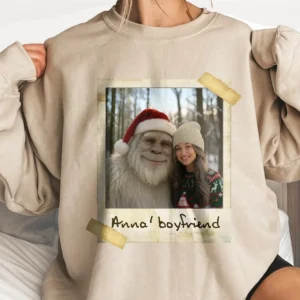 Personalized Yeti Christmas Shirt Custom Photo Tee, Magical Keepsake