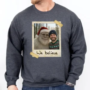 Personalized Yeti Christmas Shirt Custom Photo Tee, Magical Keepsake