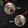 Personalized Yeti Christmas Wooden Ornament Custom Photo Gift, Magical Keepsake