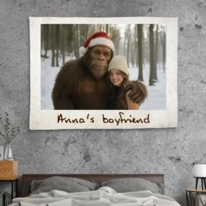 Sasquatch Plushie Blanket Funny Bigfoot Custom Gift