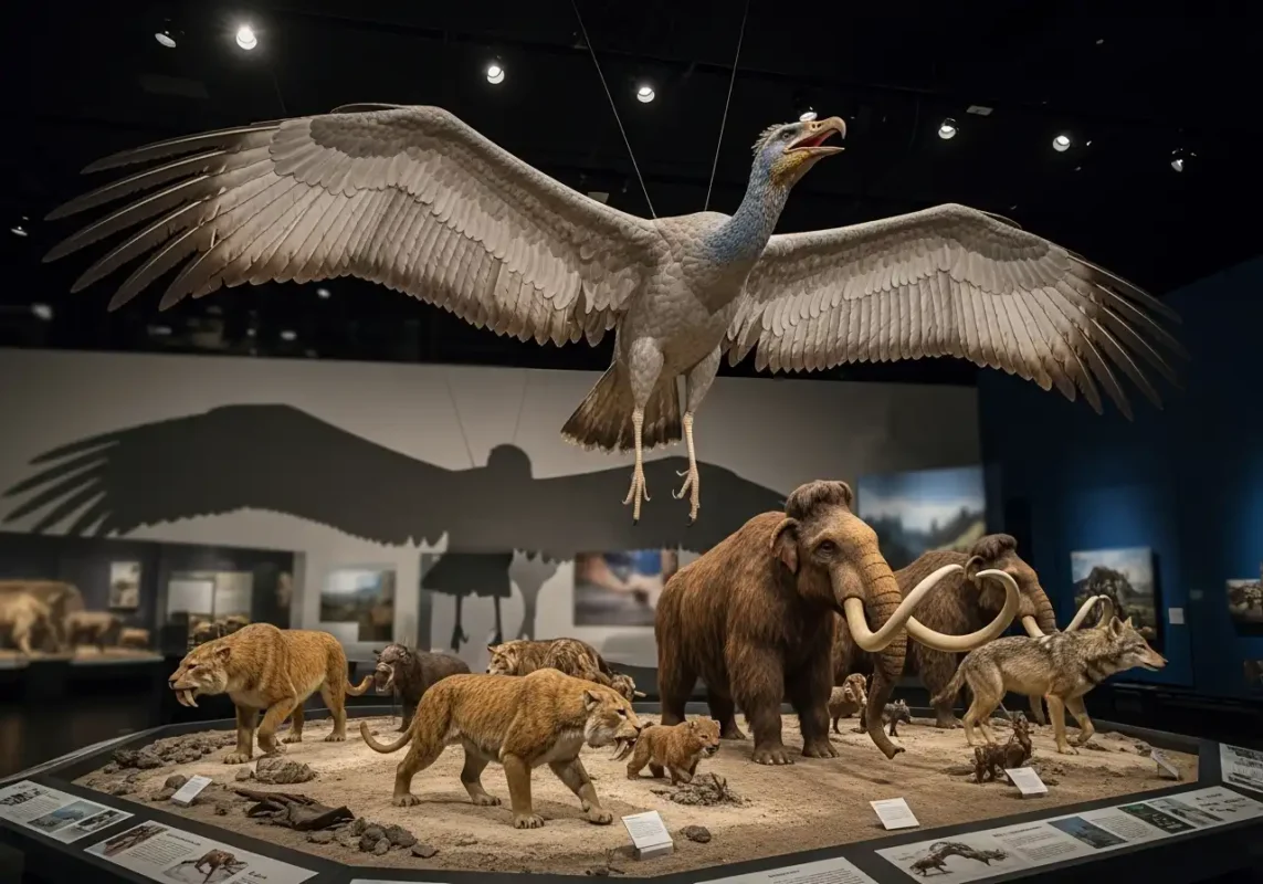 Argentavis Magnificens museum model exhibit