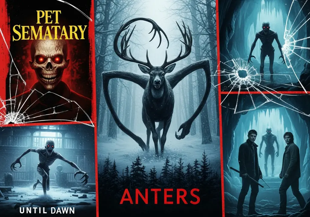 Wendigo: The Chilling Truth Behind The Legend That Haunts The North Woods 15 Pop culture collage Wendigo in movies books video games