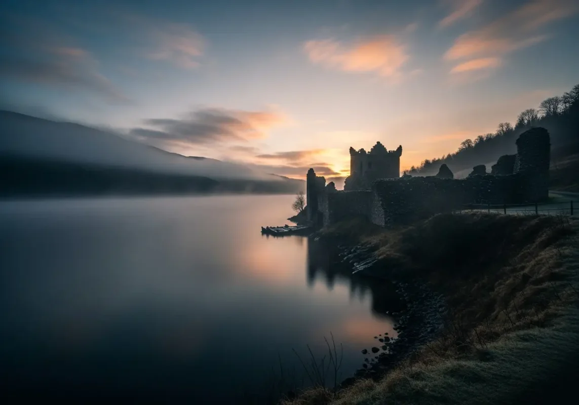 Unlocking The Loch Ness Monster Mystery: Your Ultimate Guide 2 Urquhart Castle visible on the shore