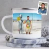 Personalized 1990s Area 51 Alien Camping Mug | Custom Face in Funny Retro Vacation Pic, 90s Kitsch Enamel Mug 26 Personalized 1990s Area 51 Alien Camping Mug Custom Face in Funny Retro Vacation Pic, 90s Kitsch Enamel Mug