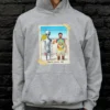Personalized 1990s Area 51 Alien Hoodie Custom Face in Funny Retro Vacation Pic, 90s Kitsch Hooded Sweatshirt