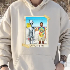 Personalized 1990s Area 51 Alien Hoodie | Custom Face in Funny Retro Vacation Pic, 90s Kitsch Hooded Sweatshirt 16 Personalized 1990s Area 51 Alien Hoodie Custom Face in Funny Retro Vacation Pic, 90s Kitsch Hooded Sweatshirt