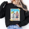 Personalized 1990s Area 51 Alien Long Sleeve Tee Custom Face in Retro Vacation Pic, 90s Kitsch Crewneck