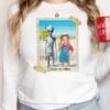 Personalized 1990s Area 51 Alien Long Sleeve Tee Custom Face in Retro Vacation Pic, 90s Kitsch Crewneck