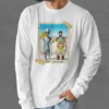 Personalized 1990s Area 51 Alien Long Sleeve Tee Custom Face in Retro Vacation Pic, 90s Kitsch Crewneck