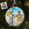 Personalized 1990s Area 51 Alien Ornament | Custom Face in Funny Retro Vacation Pic, 90s Kitsch Christmas Gift 22 Personalized 1990s Area 51 Alien Ornament Custom Face in Funny Retro Vacation Pic, 90s Kitsch Christmas Gift