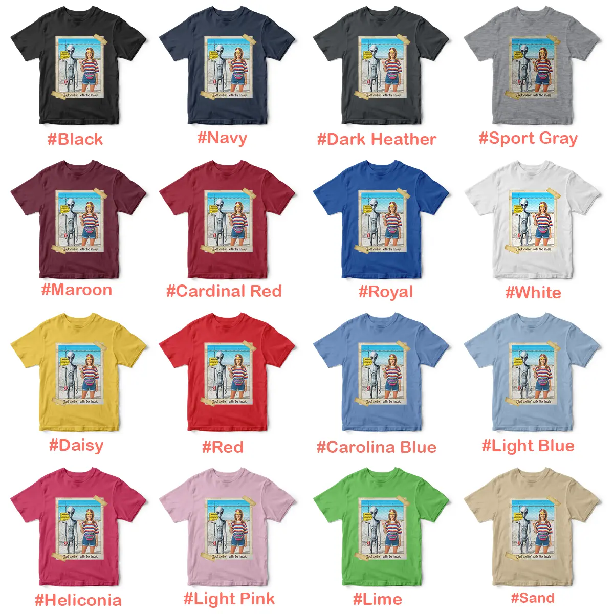 Personalized 1990s Area 51 Alien Shirt | Custom Face in Funny Retro Vacation Pic, 90s Kitsch Tee 15 Personalized 1990s Area 51 Alien Shirt Custom Face in Funny Retro Vacation Pic, 90s Kitsch Tee