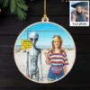 Personalized 1990s Area 51 Alien Wooden Ornament | Custom Face in Funny Retro Vacation Pic, 90s Kitsch Christmas Gift 33 Personalized 1990s Area 51 Alien Wooden Ornament Custom Face in Funny Retro Vacation Pic, 90s Kitsch Christmas Gift