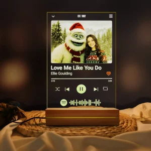 Personalized Christmas Yeti Spotify Plaque LED Light | Classic 1964 Stop-Motion Movie Custom Gift 18 Personalized Christmas Yeti Spotify Plaque LED Light Classic 1964 Stop-Motion Movie Custom Gift