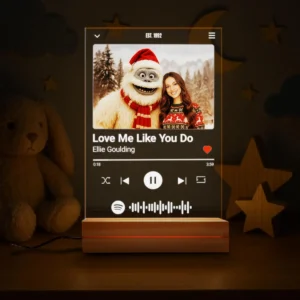 Personalized Christmas Yeti Spotify Plaque LED Light | Classic 1964 Stop-Motion Movie Custom Gift 19 Personalized Christmas Yeti Spotify Plaque LED Light Classic 1964 Stop-Motion Movie Custom Gift