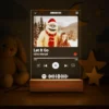 Personalized Christmas Yeti Spotify Plaque LED Light Classic 1964 Stop-Motion Movie Custom Gift