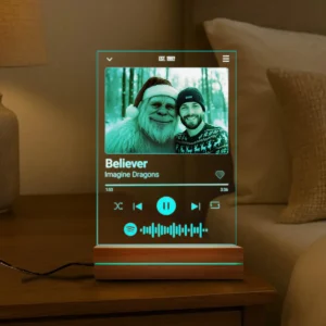 Personalized Yeti Christmas Spotify Plaque LED Light | Custom Photo Lamp, Magical Keepsake 24 Personalized Yeti Christmas Spotify Plaque LED Light Custom Photo Lamp, Magical Keepsake