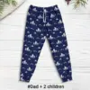 Funny Bigfoot Dad & Kid Camping Pajama Pants | Outdoor Gift For Men, Husband, Family 32 Funny Bigfoot Dad & Kid Camping Pajama Pants Outdoor Gift For Men, Husband, Family