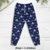 Funny Bigfoot Dad & Kid Camping Pajama Pants | Outdoor Gift For Men, Husband, Family 33 Funny Bigfoot Dad & Kid Camping Pajama Pants Outdoor Gift For Men, Husband, Family