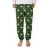Funny Bigfoot Dad & Kid Camping Pajama Pants Outdoor Gift For Men, Husband, Family