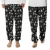 Nordic Bigfoot Reindeer Christmas Pajama Pants Funny Sasquatch Winter Camping Lounge Joggers