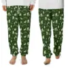 Nordic Bigfoot Reindeer Christmas Pajama Pants Funny Sasquatch Winter Camping Lounge Joggers