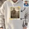 Personalized 1880s Jackalope Hoodie Custom Face Old West, Mythical Cowboy & Cowgirl Hooded Sweatshirt