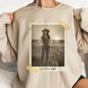 Personalized 1880s Jackalope Portrait Shirt | Custom Face Old West, Mythical Cowboy & Cowgirl Tee 25 Personalized 1880s Jackalope Portrait Shirt Custom Face Old West, Mythical Cowboy & Cowgirl Tee