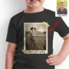 Personalized 1880s Jackalope Portrait Shirt Custom Face Old West, Mythical Cowboy & Cowgirl Tee
