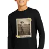 Personalized 1880s Jackalope Portrait Shirt Custom Face Old West, Mythical Cowboy & Cowgirl Tee