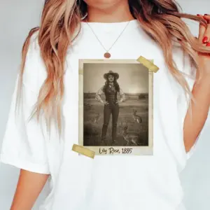 Personalized 1880s Jackalope Portrait Shirt | Custom Face Old West, Mythical Cowboy & Cowgirl Tee 24 Personalized 1880s Jackalope Portrait Shirt Custom Face Old West, Mythical Cowboy & Cowgirl Tee
